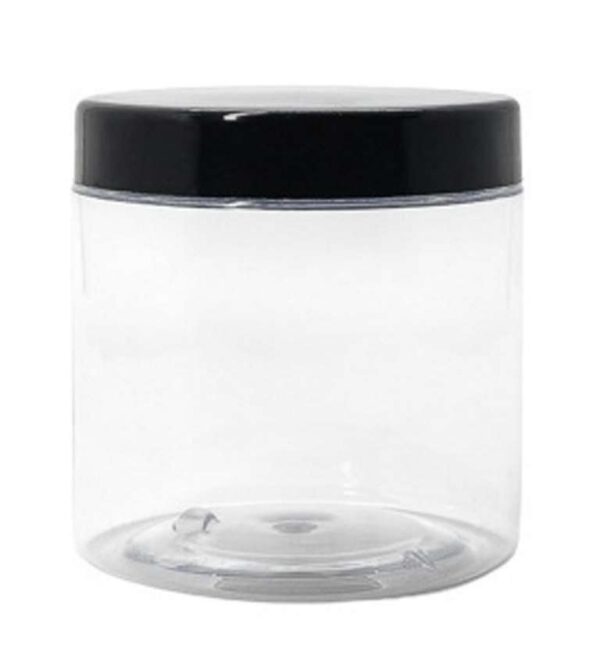 POTE PET PRETO 500ML - UN