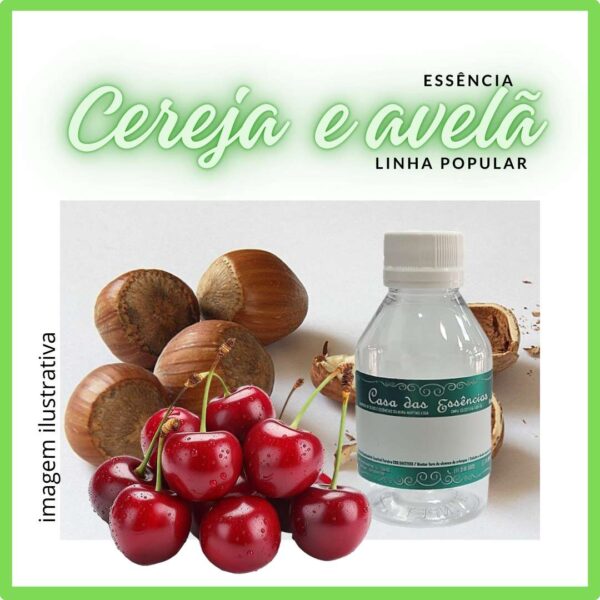 ESSÊNCIA CEREJA E AVELÃ - 100ML
