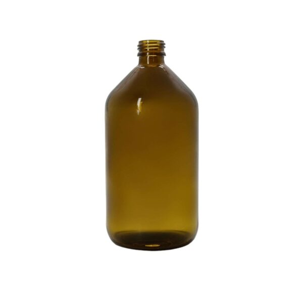 Vidro âmbar 500ml (B24mm) sem tampa