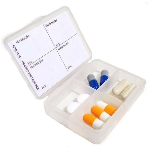 PORTA CÁPSULA C/ 4 CAVIDADES (BRANCO)