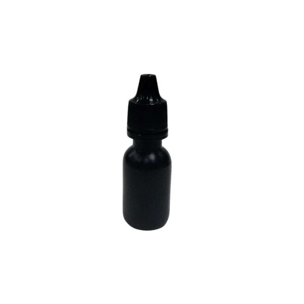 FRASCO CONTA GOTAS PRETO 10 ML (B15MM) - 100UN