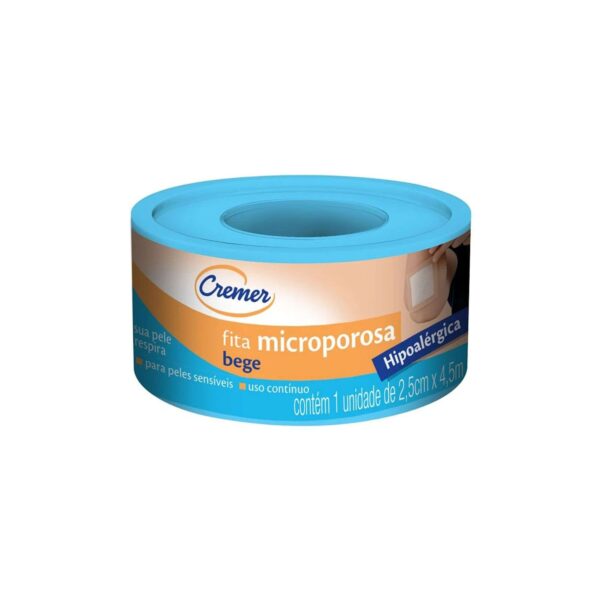 MICROPORE BEGE 2,5CM X 4,5M (CREMER)