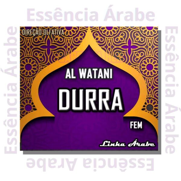 ESSÊNCIA AL WATANI - DURRA FEM (LINHA ARABE) - 100ML