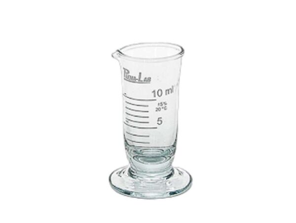 CÁLICE 10ML VIDRO GRADUADO