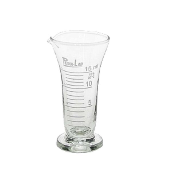 CÁLICE 15ML VIDRO GRADUADO
