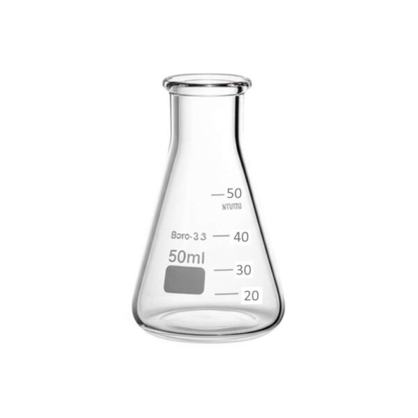 ERLENMEYER 50ML DE VIDRO