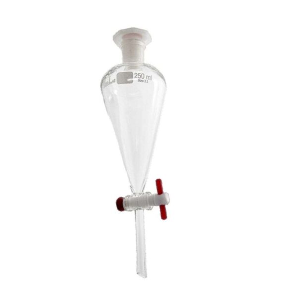 FUNIL DE SEP SQUIBB TORN E ROLHA DE PTFE 250ML