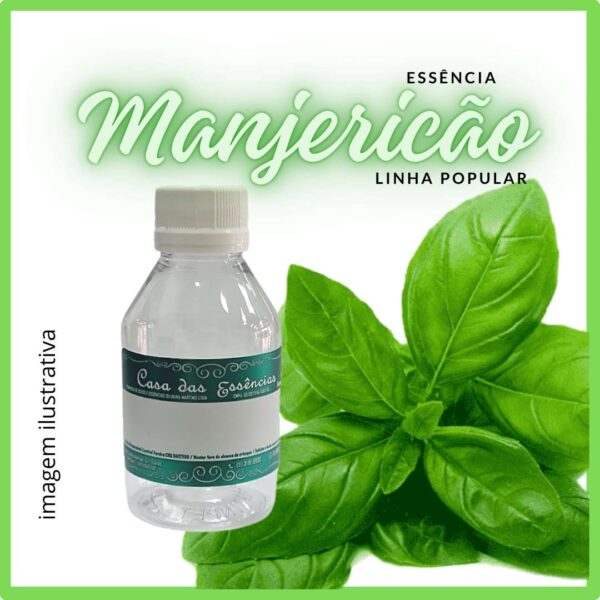 ESSÊNCIA MANJERICÃO - 100ML