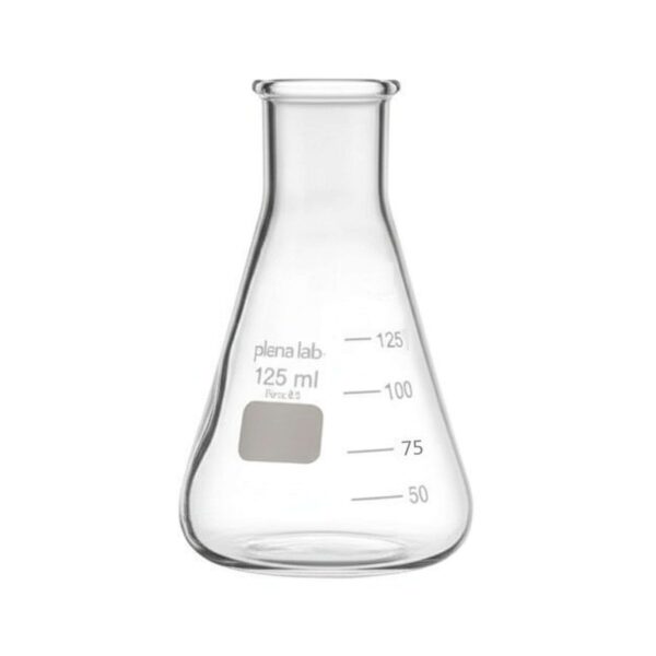 ERLENMEYER 125ML DE VIDRO