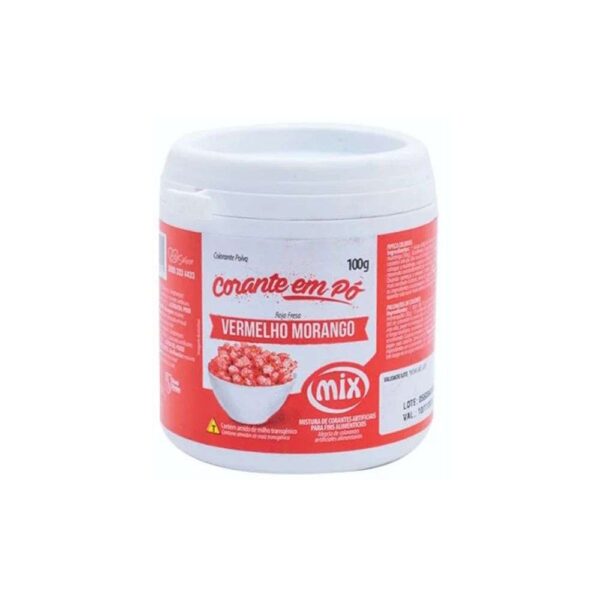 CORANTE VERMELHO MORANGO ALIMENTÍCIO 100G