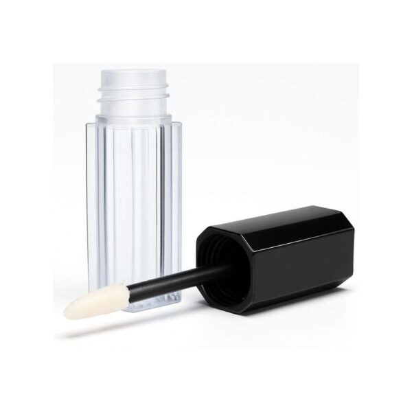 FRASCO GLOSS 4ML QUADRADINHO TAMPA HASTE PRETA - UN