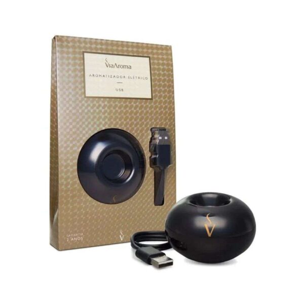 Difusor Elétrico Usb Cerâmica (BLACK)