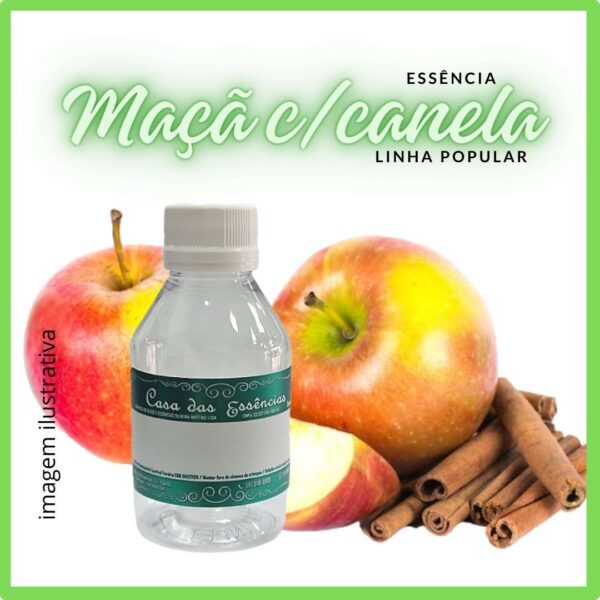 ESSÊNCIA MAÇÃ COM CANELA - 100ML