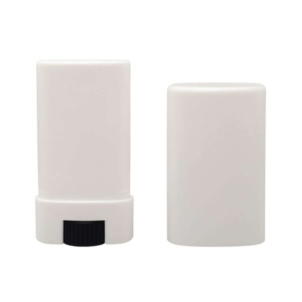 FRASCO LIP BALM 15G BRANCO C/ PRETO - UN