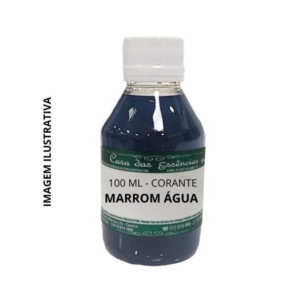Corante marrom água 100ml