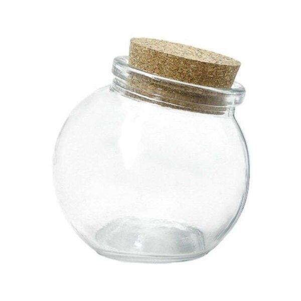 Pote Vidro Torto 170ml (B40mm) sem tampa - unidade - Imagem 2