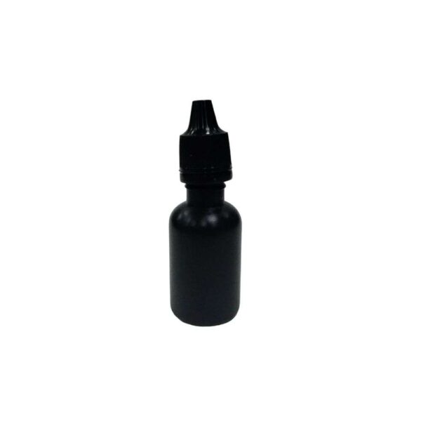 FRASCO CONTA GOTAS PRETO 20 ML (B15MM) - 100UN