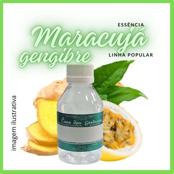 ESSÊNCIA MARACUJÁ E GENGIBRE- 100ML