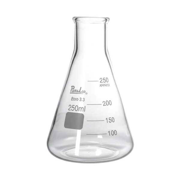 ERLENMEYER 250ML DE VIDRO