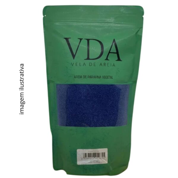 VELA DE AREIA AZUL - 500G
