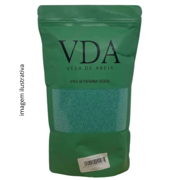 VELA DE AREIA VERDE ÁGUA - 500G