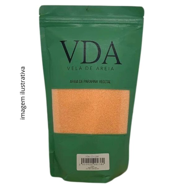 VELA DE AREIA LARANJA - 500G