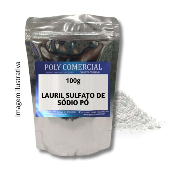 LAURIL SULFATO DE SÓDIO (PÓ) - 100G (BASF)