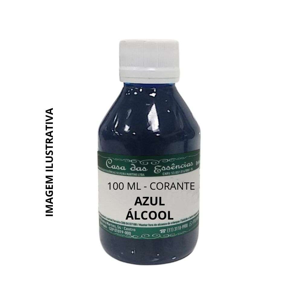 Corante Azul Álcool - 100ML