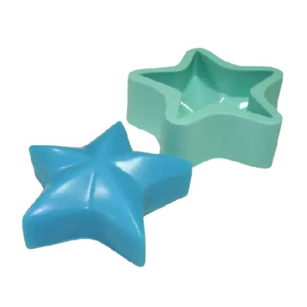Molde de Silicone S-069 Estrela Grande - Imagem 2