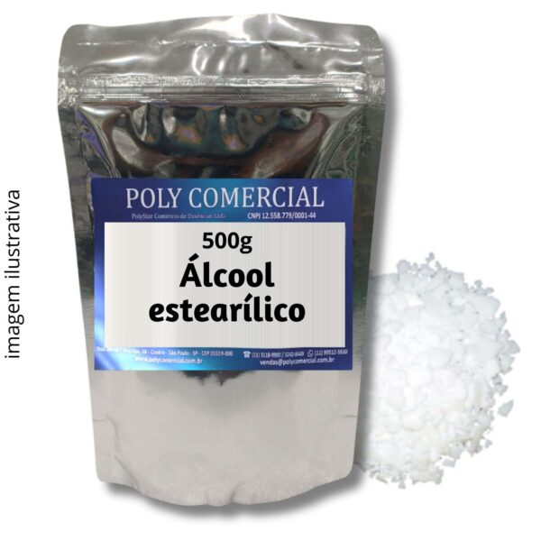 ÁLCOOL ESTEARÍLICO PURO - 500G