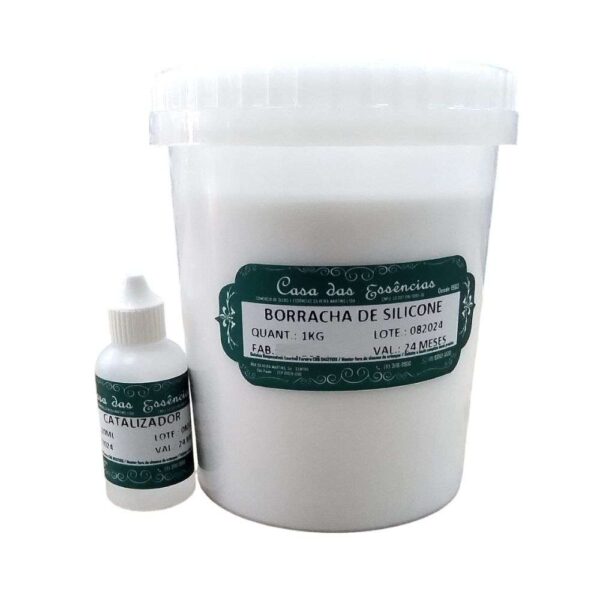 BORRACHA DE SILICONE E CATALIZADOR - KG
