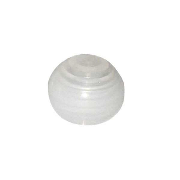 TAMPA BOLINHA TRANSPARENTE 13MM