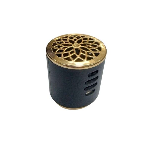 Tampa difusor Ancara 28/410 preto c/ dourado (com feltro e batoque)