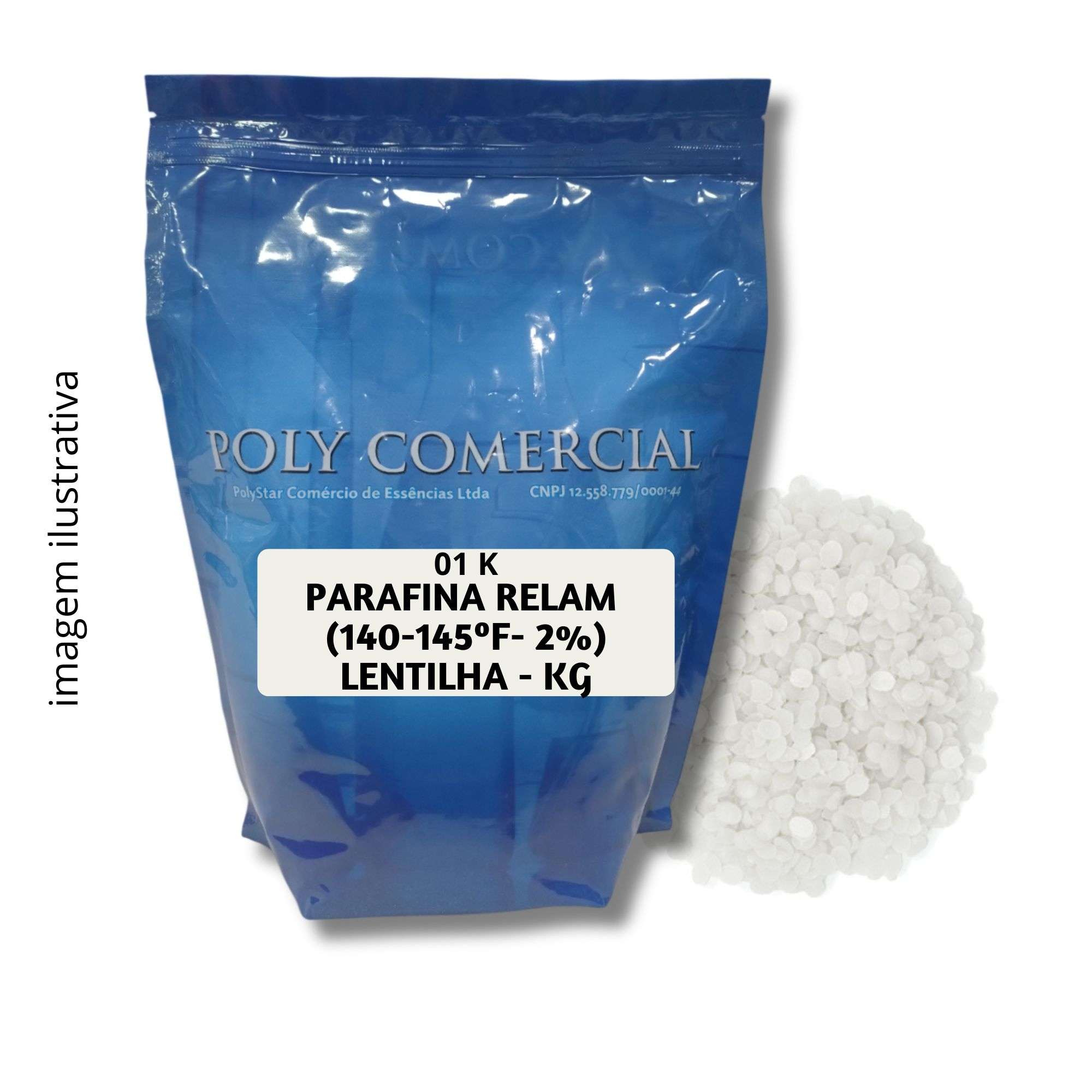 PARAFINA RELAM (140-145ºF- 2%) LENTILHA - KG