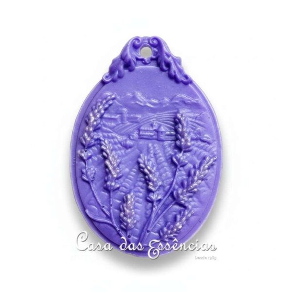 Molde de Silicone S-1580 PINGENTE LAVANDA PROVENCE
