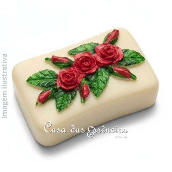 Molde de silicone S-147 ANATOMICO COM ROSAS