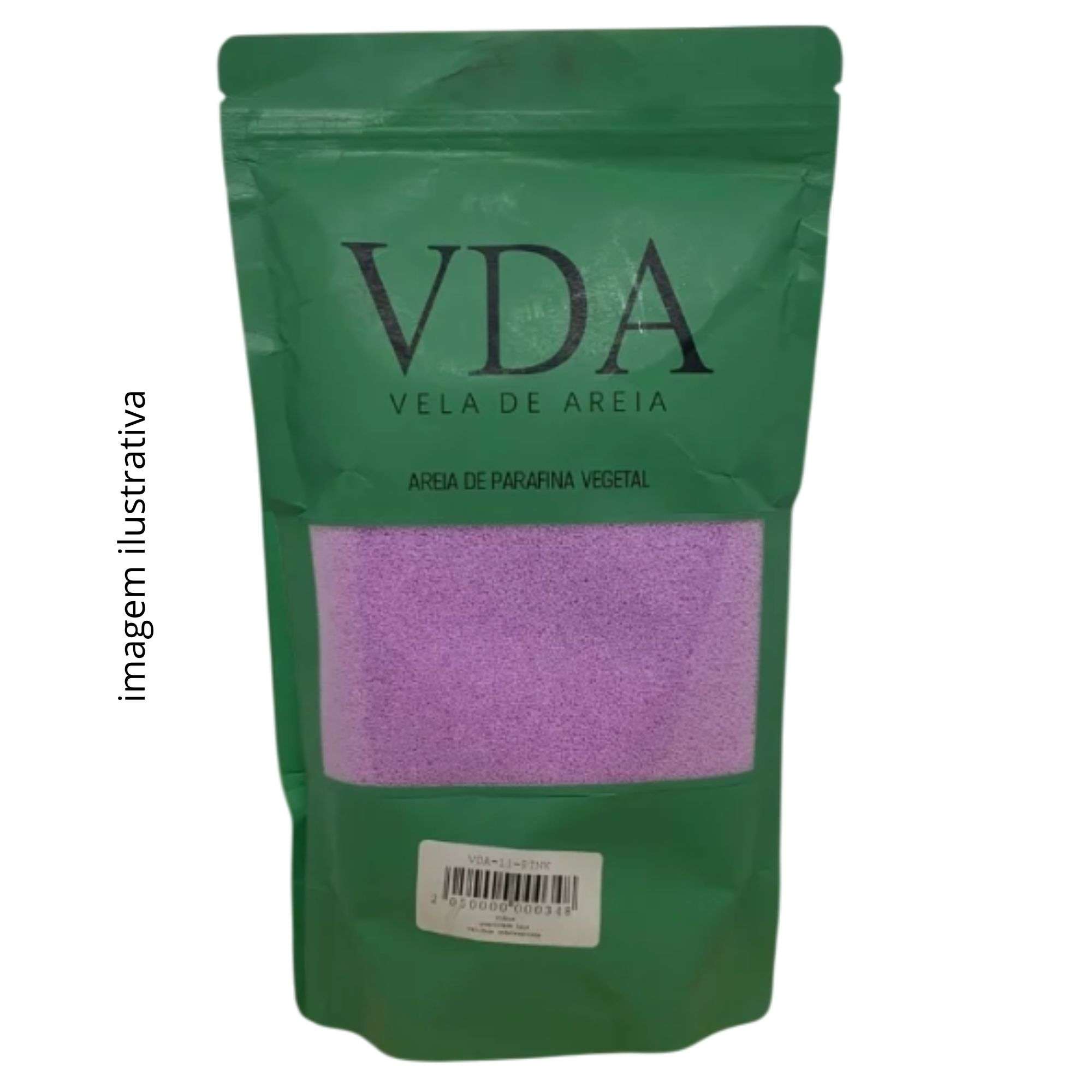 VELA DE AREIA LILÁS - 500G