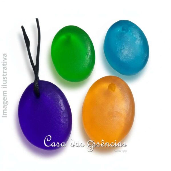 Molde de Silicone S-1331 PINGENTE OVAL 4 CAV.