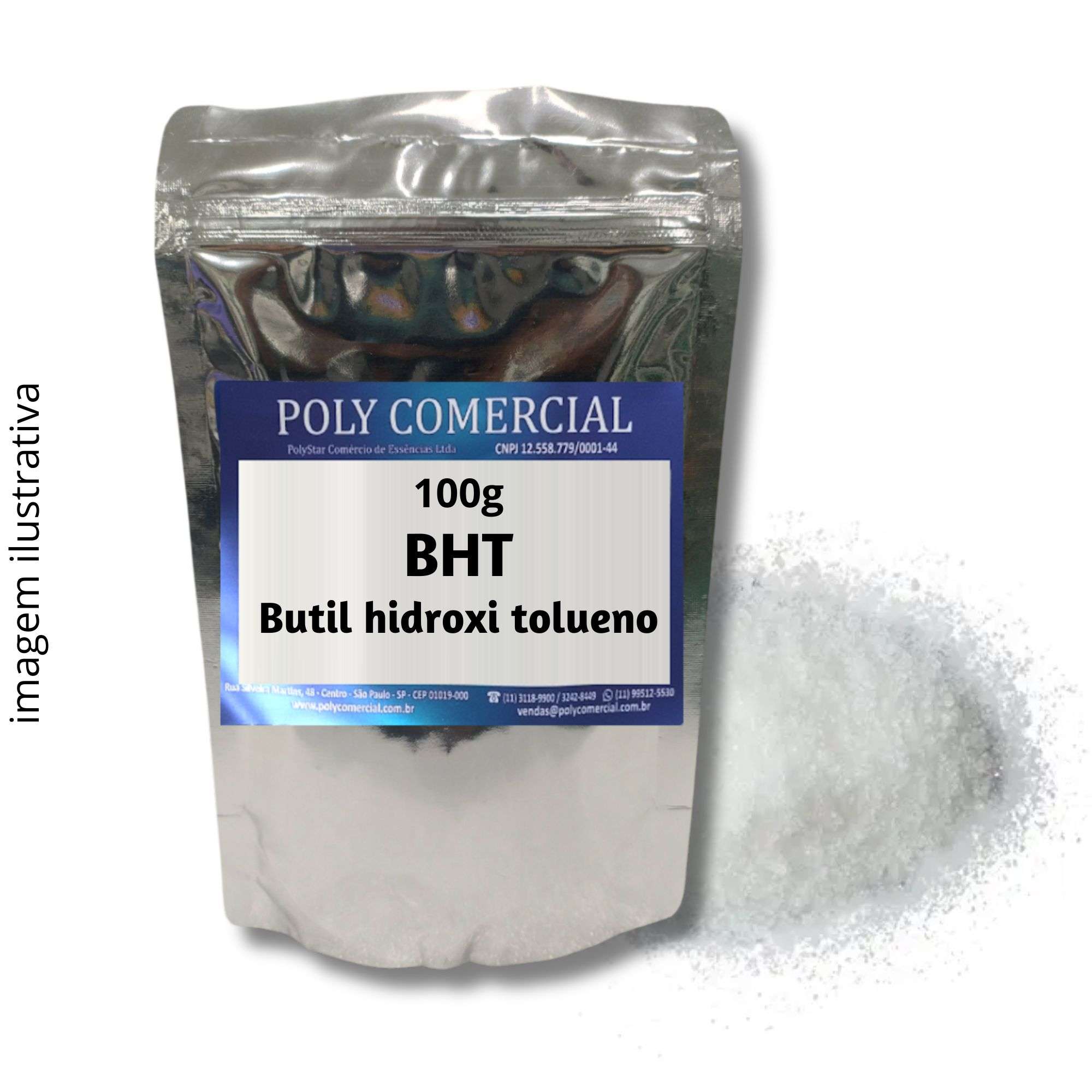 BHT (BUTILHIDROXITOLUOL) USP - 100G