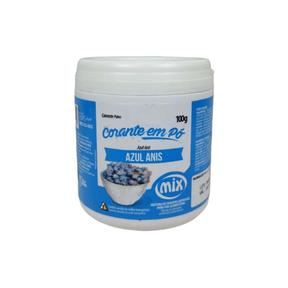 CORANTE AZUL ANIZ ALIMENTÍCIO 100G