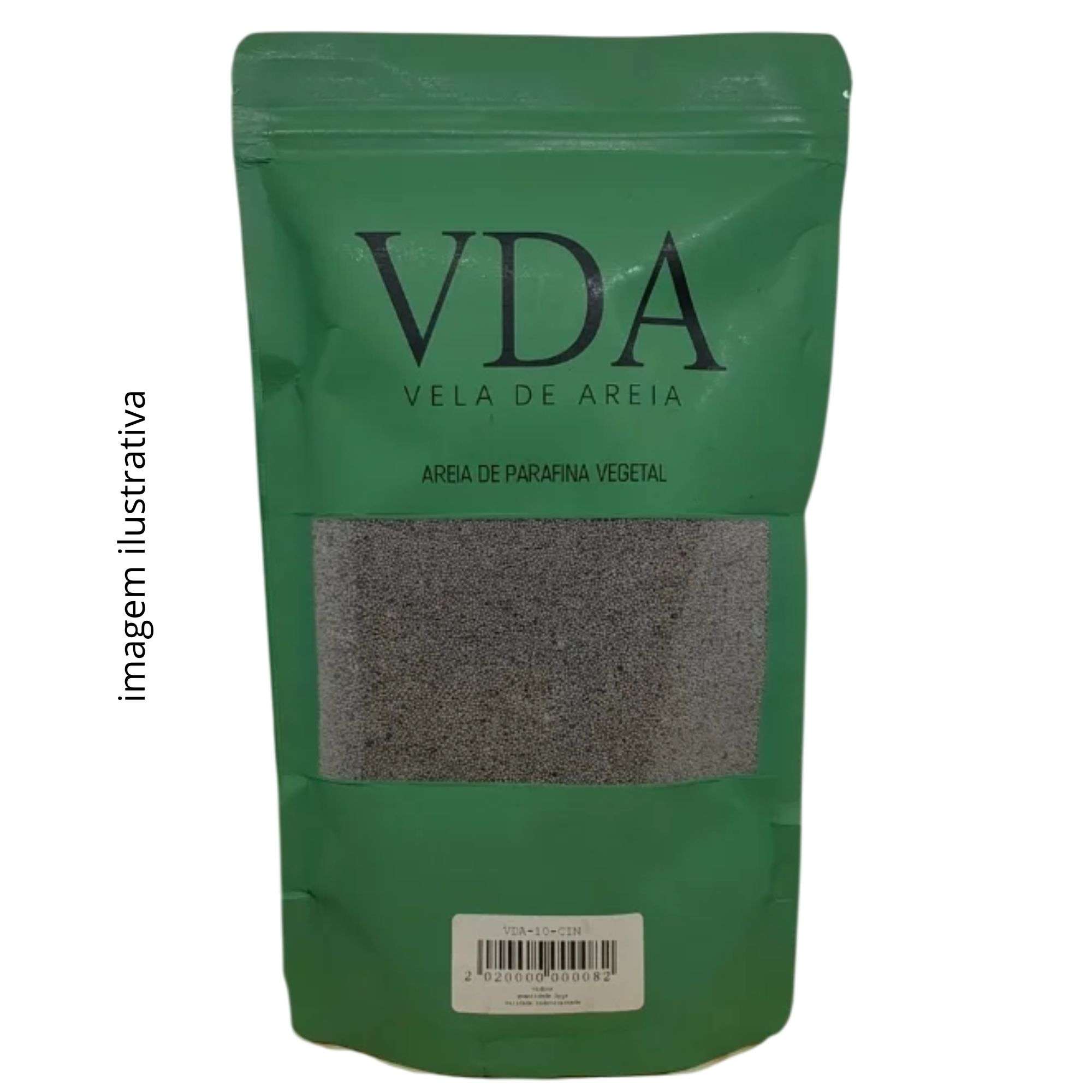 VELA DE AREIA CINZA - 500G