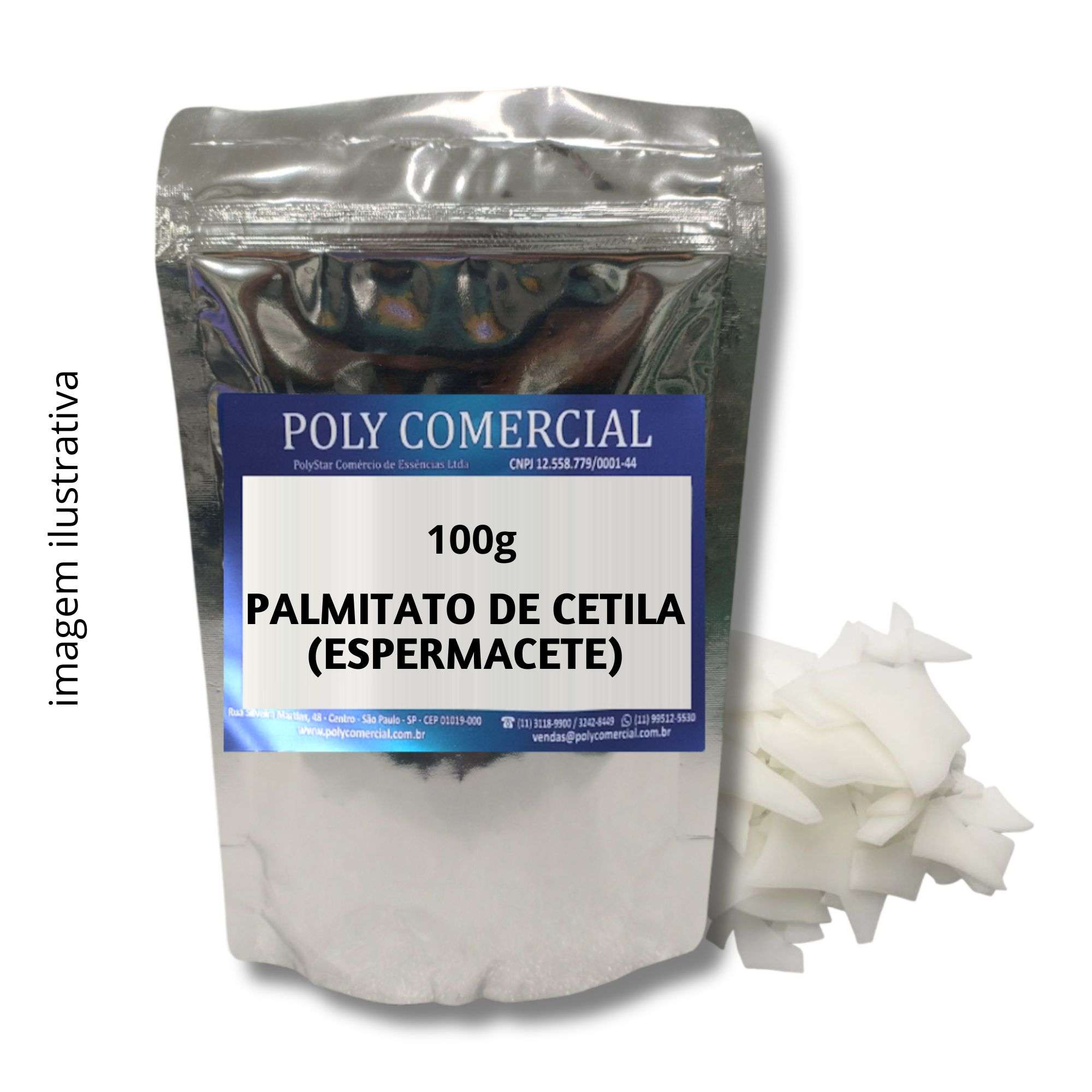 PALMITATO CETILA (ESPERMACETE) - 100G