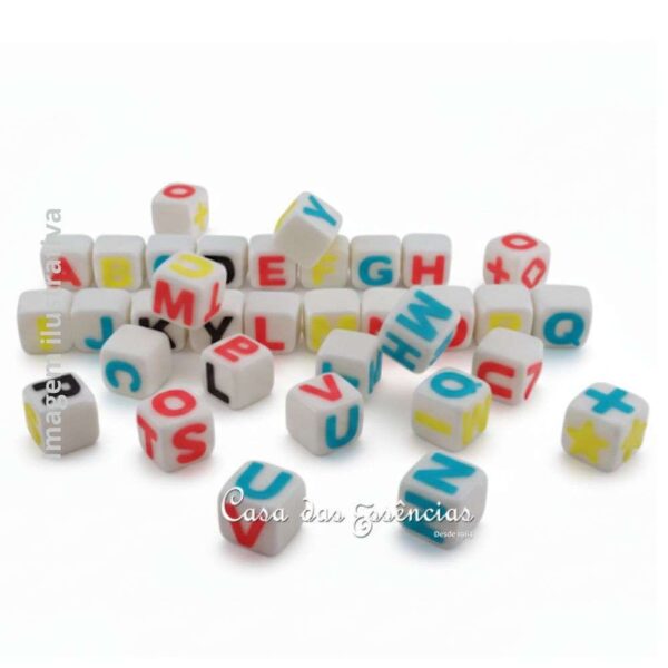 Molde de Silicone S-994 ALFABETO QUADRADINHO 28 CV