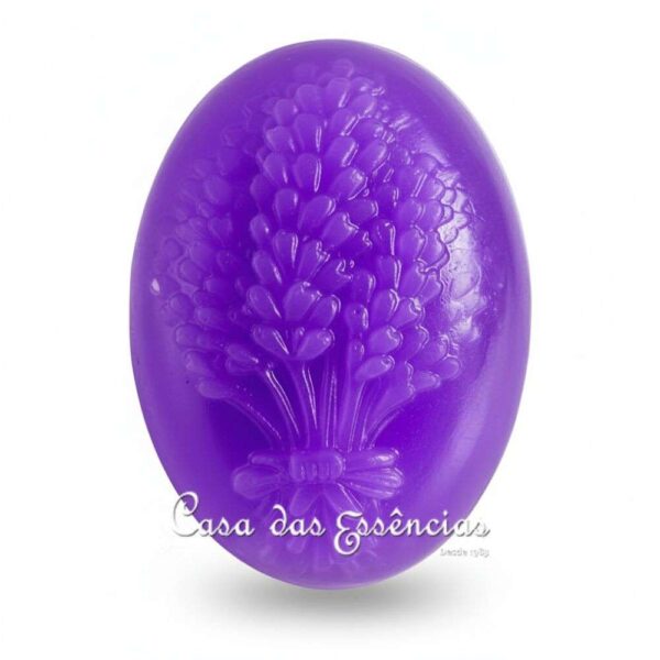 Molde de Silicone S-726 OVAL MACO DE LAVANDA. 2 CAV