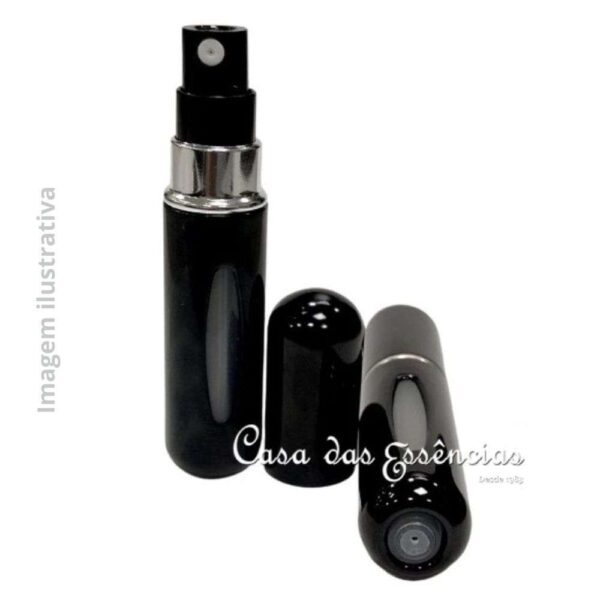 PORTA PERFUME ATOMIZADOR 5 ML (PRETO)