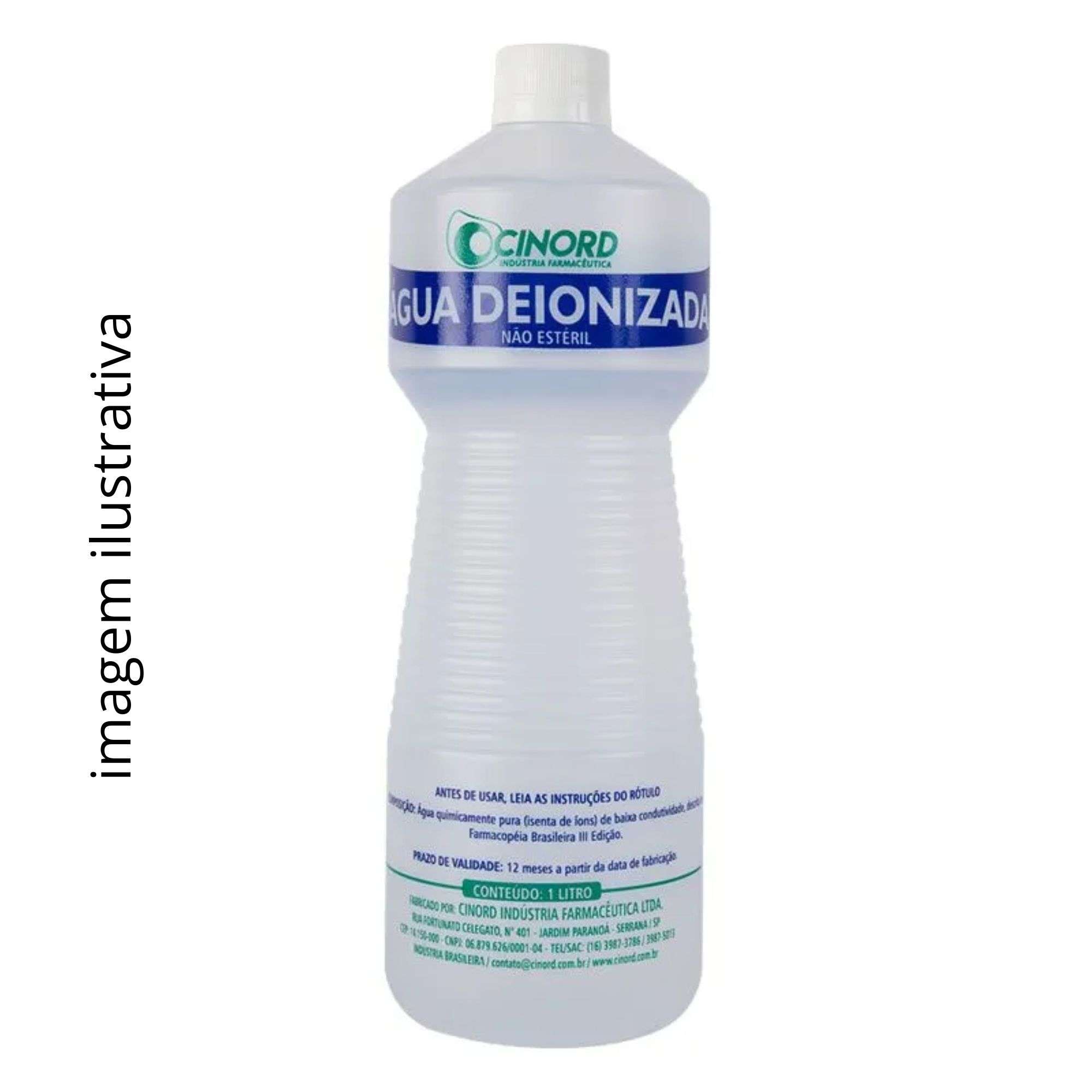 ÁGUA DEIONIZADA CINORD - LT