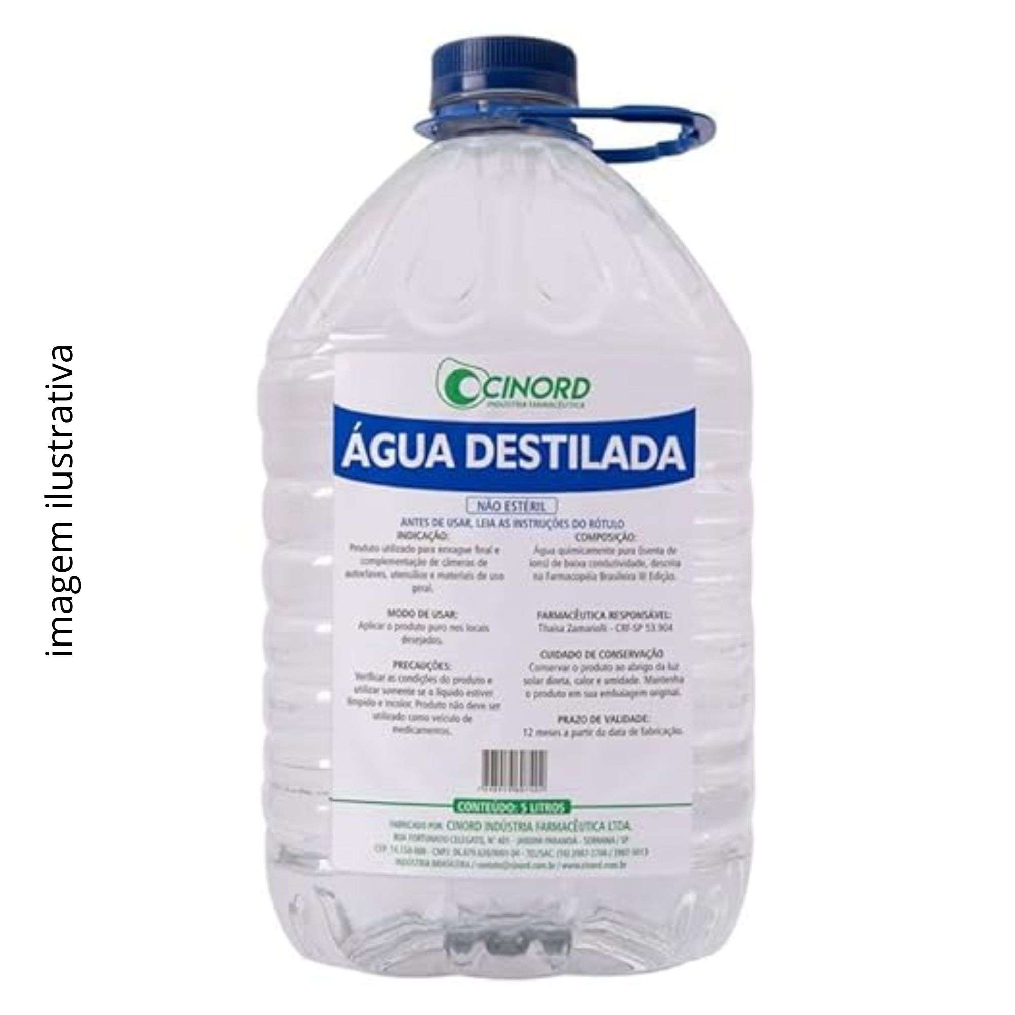 AGUA DESTILADA CINORD - 5LT