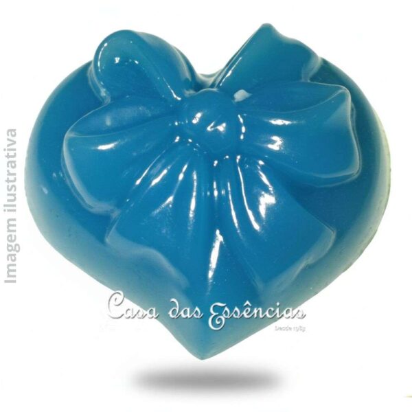 Molde de Silicone S-092 CORAÇÃO C LAÇO