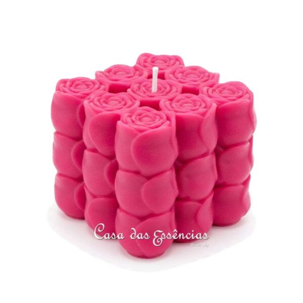 Molde de Silicone S-1621 CUBO FLORAL