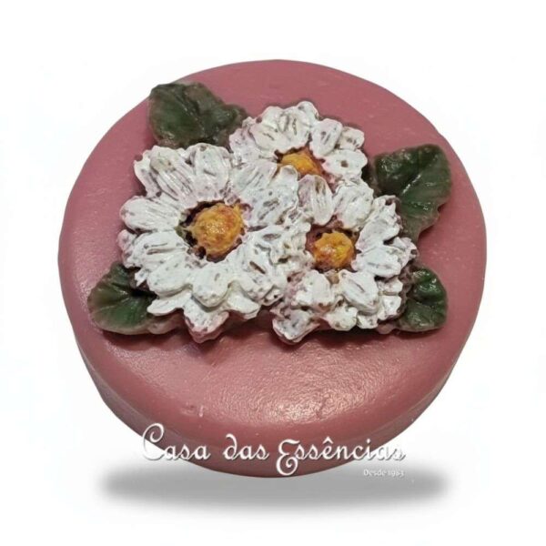 Molde de Silicone S-045 REDONDO C/ MARGARIDA